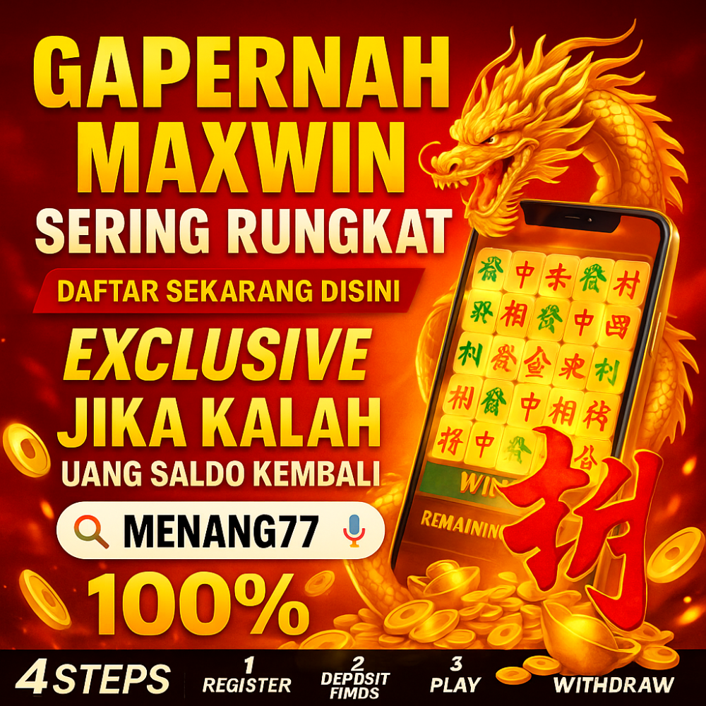 MENANG77 : Daftar Bersama Situs Slot Gacor Member Baru Di Jamin Menang